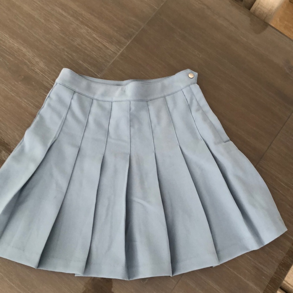 Blue skirt